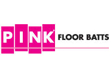 Pink Floors logo by Fletcher Insulation