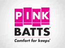 Pink Batts "comfort for keeps" - logo