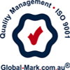 quality management - ISO 9001 - global-mark.com.au logo