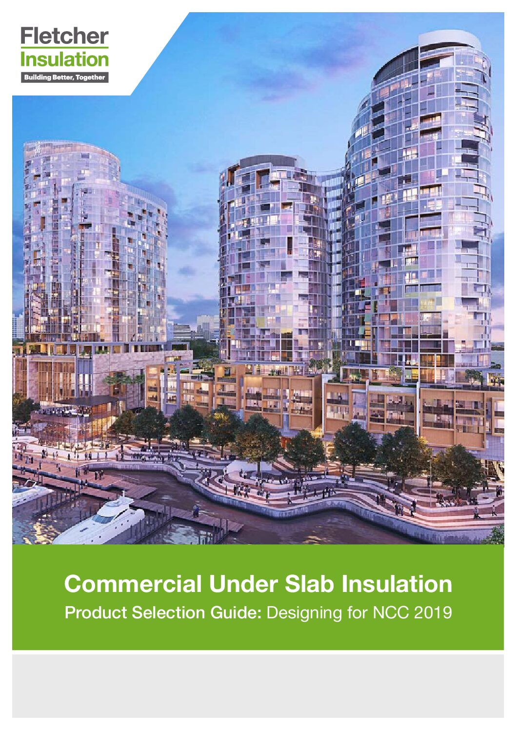 Commercial Under Slab Insulation Product Selection guide NCC 2019.