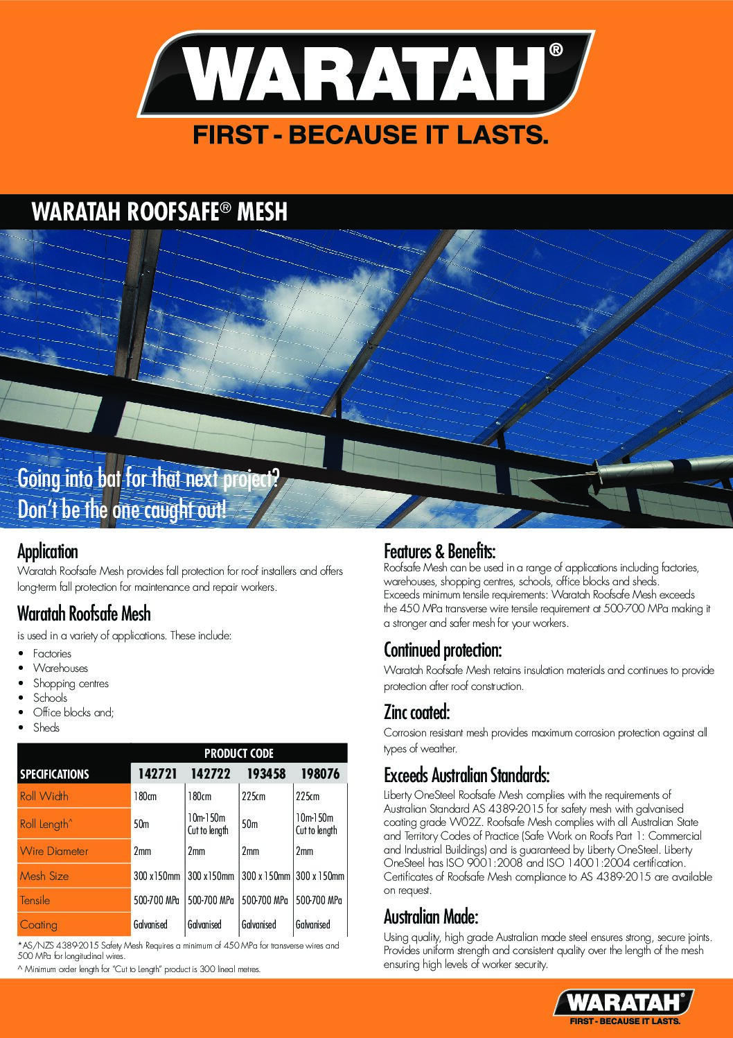 Roofsafe Mesh – Installation Guide
