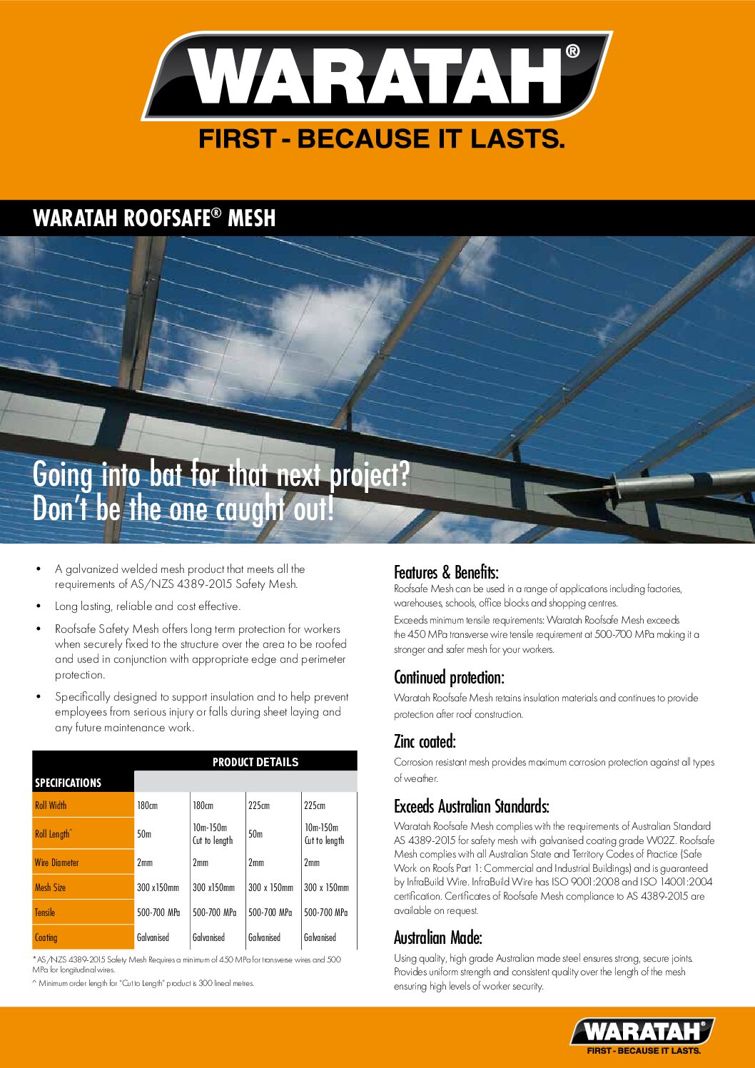 Installation Guide – Roofsafe Mesh