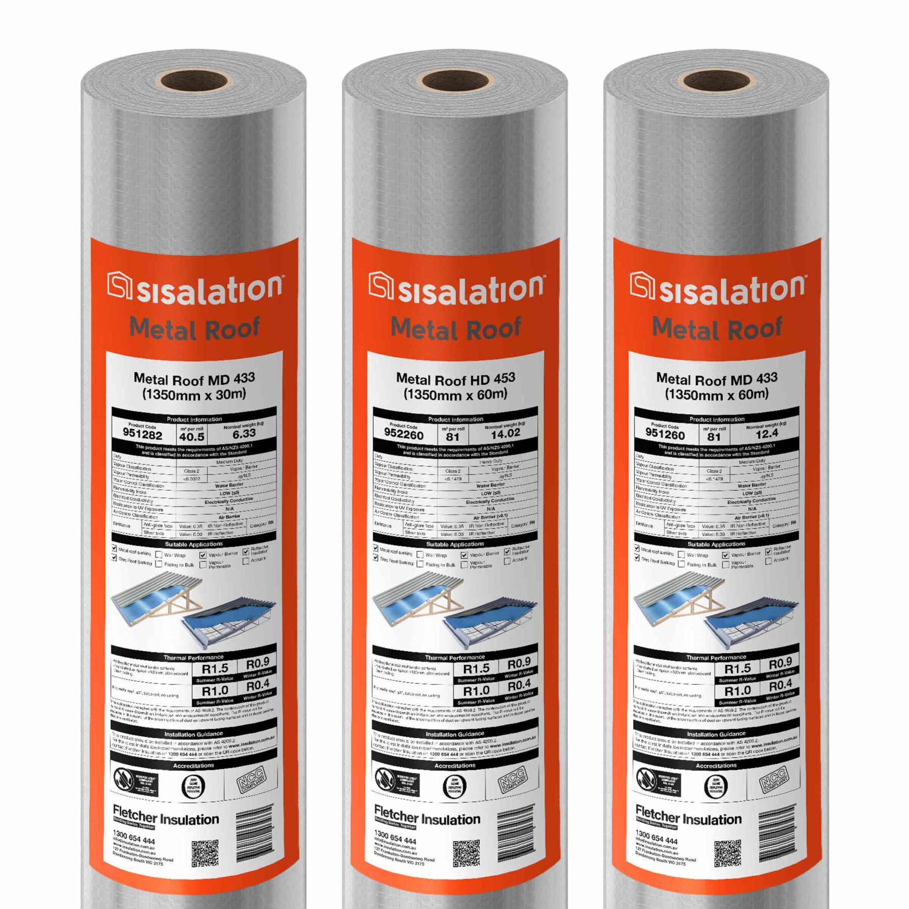 Sisalation® Metal Roof Sarking Fletcher Insulation